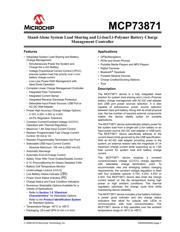 MCP73871-2CCI/ML Datenblatt PDF