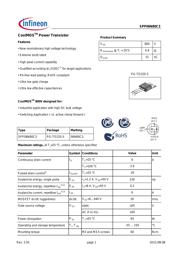 SPP06N80C3XKSA1 datasheet.datasheet_page 1