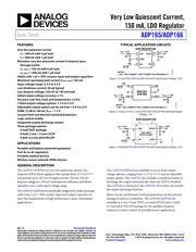 ADP165AUJZ-3.3-R7 数据规格书 1