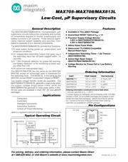 MAX708RESA-TG Datenblatt PDF