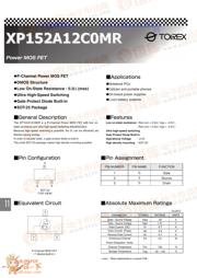 XP152A12C0MR 数据规格书 1