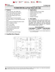 TLV320AIC3204IRHBR Datenblatt PDF