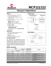 MCP111T-195I/LB 数据规格书 1