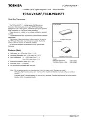 TC74LVX245FW(ELP) 数据规格书 1