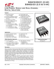 SI8421AD-D-IS datasheet.datasheet_page 1