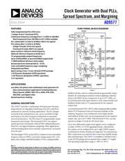 AD9577BCPZ datasheet.datasheet_page 1