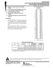SN74CBT3384ADBR 数据规格书 1