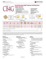 475K100CB4G 数据规格书 1