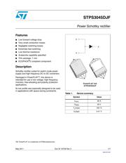 STPS3045DJF-TR Datenblatt PDF