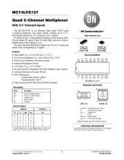 MC74LVX157DTR2G 数据规格书 1