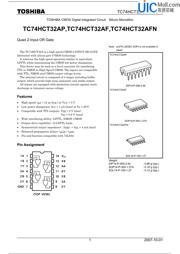 TC74HCT32AF datasheet.datasheet_page 1