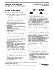 MCF51QE32CLH 数据规格书 1