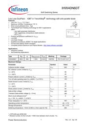 IHW40N60T datasheet.datasheet_page 1