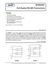 SP491CN-L/TR 数据规格书 1