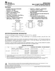 SN74LVC2G14DCKTE4 datasheet.datasheet_page 1