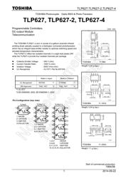 TLP627-4 datasheet.datasheet_page 1