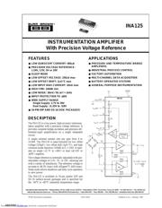 INA125UA Datenblatt PDF