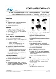 STM8S903K3T6CTR Datenblatt PDF