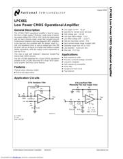 LPC661AIM 数据规格书 1