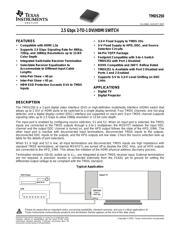 TMDS250 数据规格书 1