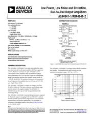 ADA4841-2YRMZ datasheet.datasheet_page 1