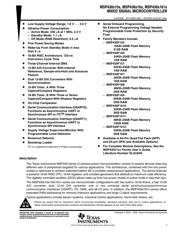 MSP430F167IPM datasheet.datasheet_page 2