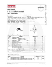 FQD19N10LTM datasheet.datasheet_page 1