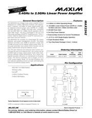 MAX2242EBC+TW 数据规格书 1