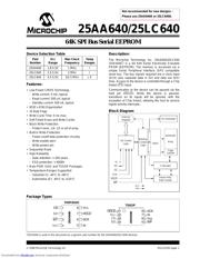 25LC640 datasheet.datasheet_page 1