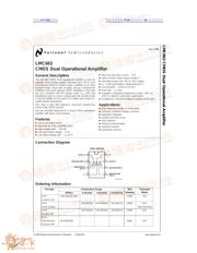 LMC662 datasheet.datasheet_page 1