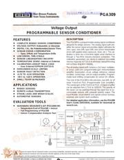 PGA309 datasheet.datasheet_page 1