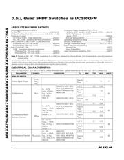 MAX4754AETE+T 数据规格书 2