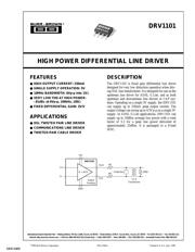 DRV1100P datasheet.datasheet_page 1