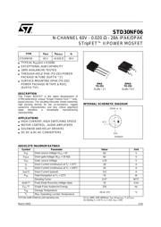 STD30NF06T4 datasheet.datasheet_page 1