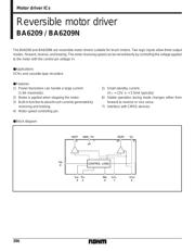 BA6209 datasheet.datasheet_page 1