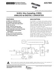 ADS7805U/1KG4 datasheet.datasheet_page 1