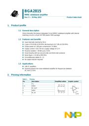 BGA2815,115 数据规格书 1