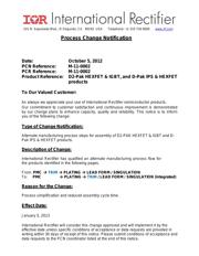 IRF5210STRLPBF 数据规格书 1