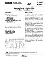 VCA2616EVM 数据规格书 1