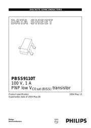 PBSS9110T,215 datasheet.datasheet_page 1