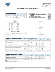 SI3442BDV-T1-E3 数据规格书 1
