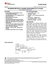 DAC0832LCWM/NOPB Datenblatt PDF
