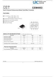 CEM4953 datasheet.datasheet_page 1