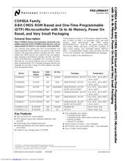 COP8SAA728N9 datasheet.datasheet_page 1