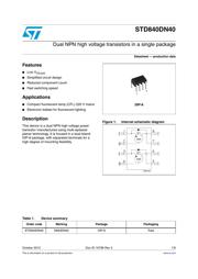 STD840DN40 datasheet.datasheet_page 1