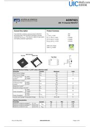 AON7421 datasheet.datasheet_page 1