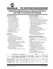 PIC18F2220T-E/SO datasheet.datasheet_page 3