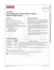 74LCX14MX datasheet.datasheet_page 1