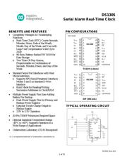 DS1305EN+ Datenblatt PDF