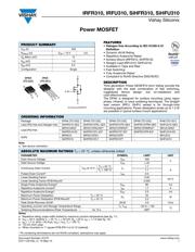 IRFR310TRPBF Datenblatt PDF